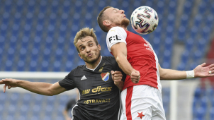 Baník tentokrát se Slavií doma nezabodoval