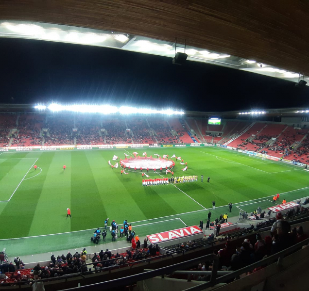 Karviná prohrála v Edenu se Slavií