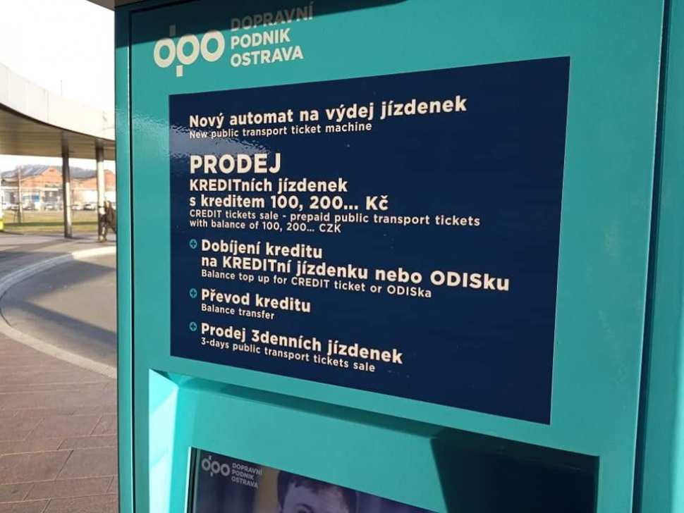 Počet plateb kartou a kreditní jízdenkou v ostravské MHD roste